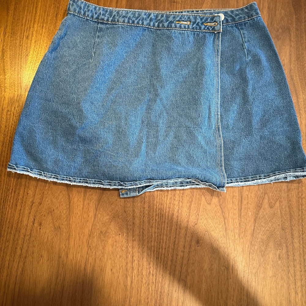 Denim Mini Skirt